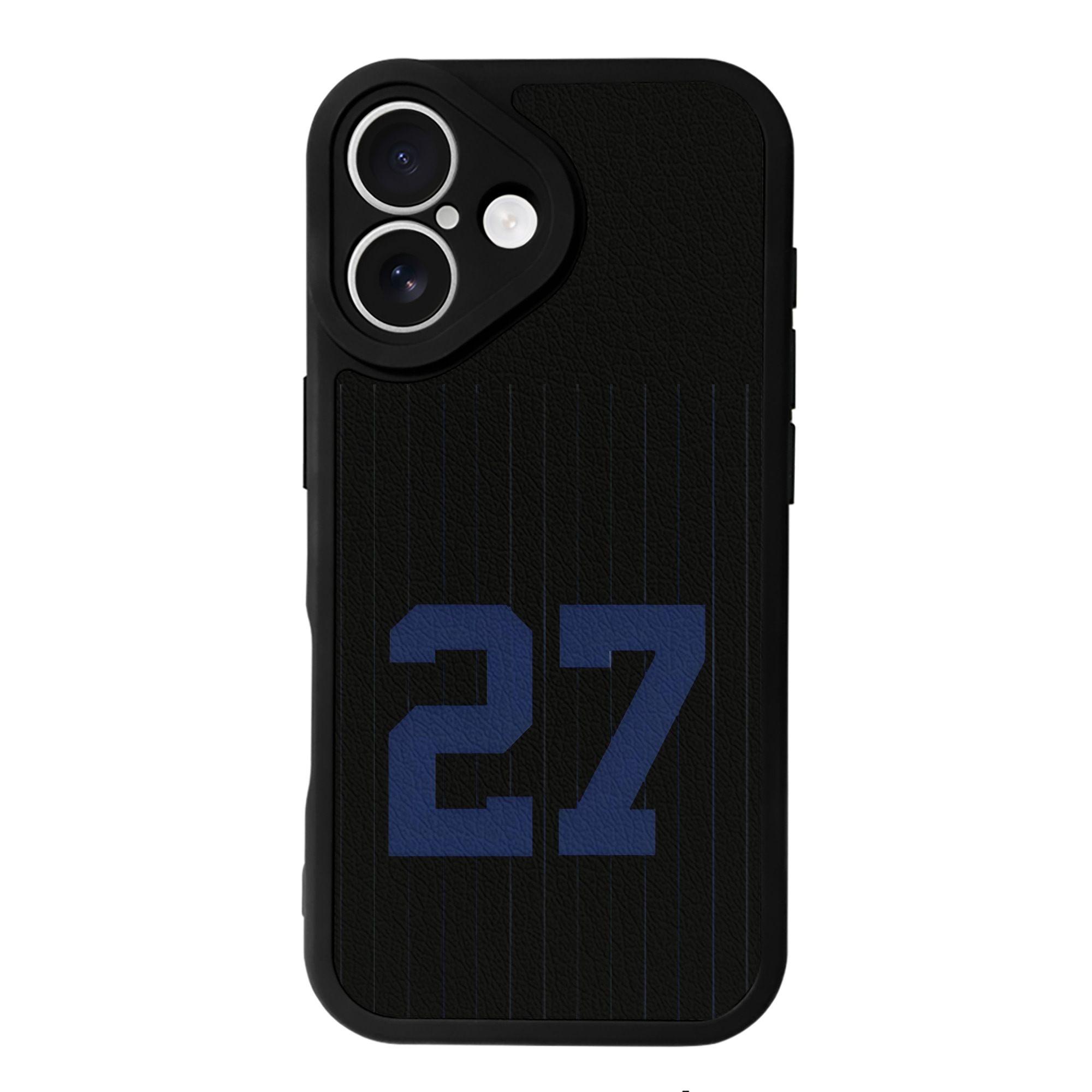 Giancarlo Stanton 1 IPhone 16 Silicone Leather Case – UV Print, Lambskin Texture – Perfect Fit, Wireless Charging Compatible, Scratch Resistant, Precise Cutouts – Stylish Protection For IPhone 16